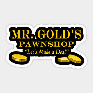 Mr. Gold's Pawnshop Sticker